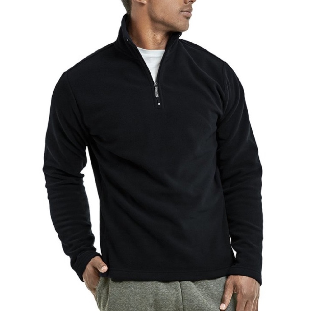 Knocker’s Black Polar Fleece Pullover Mens Small